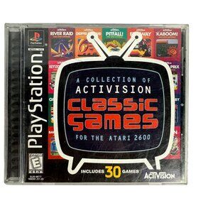 Collection Of Activision Classic Games Atari 2600 PlayStation Includes 30 Games